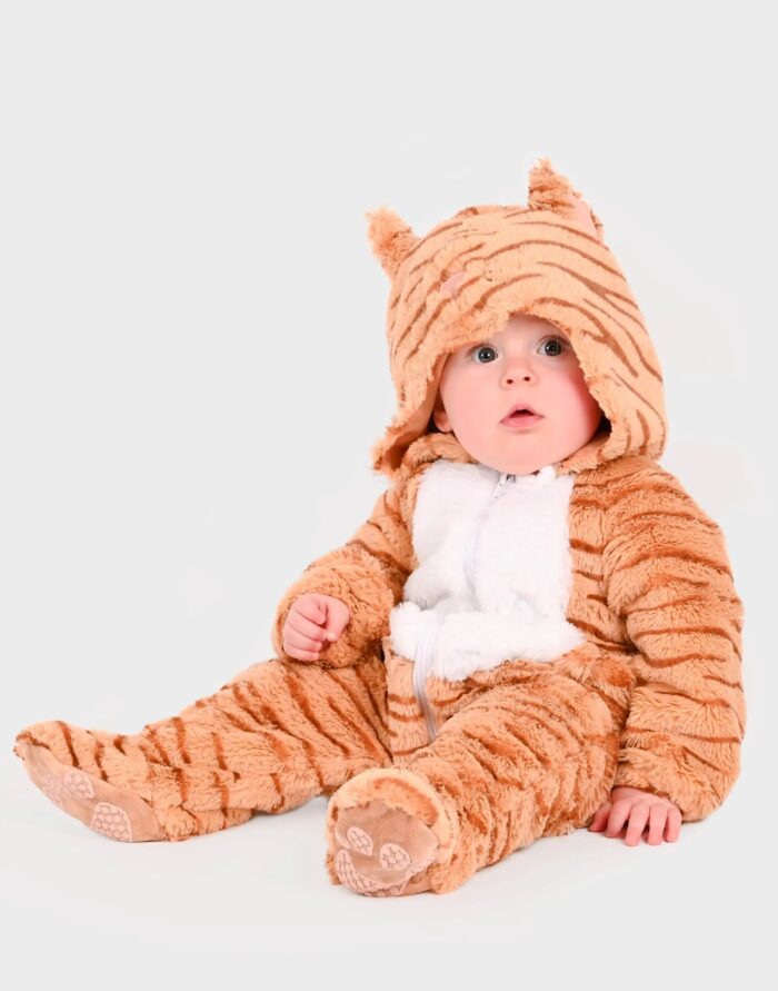 Den Goda Fen. Jumpsuit tiger bebe