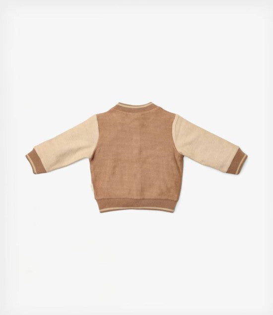 LITTLE DUTCH. Ζακέτα πλεκτή Brown/Taupe
