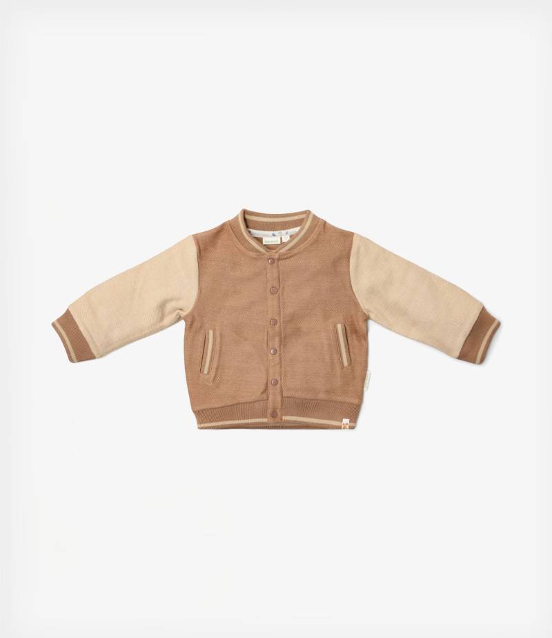 LITTLE DUTCH. Ζακέτα πλεκτή Brown/Taupe