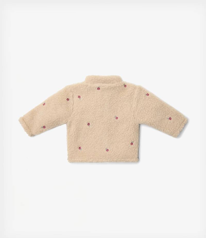 Little Dutch Ζακέτα teddy με κέντημα Sand