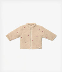 Little Dutch Ζακέτα teddy με κέντημα Sand