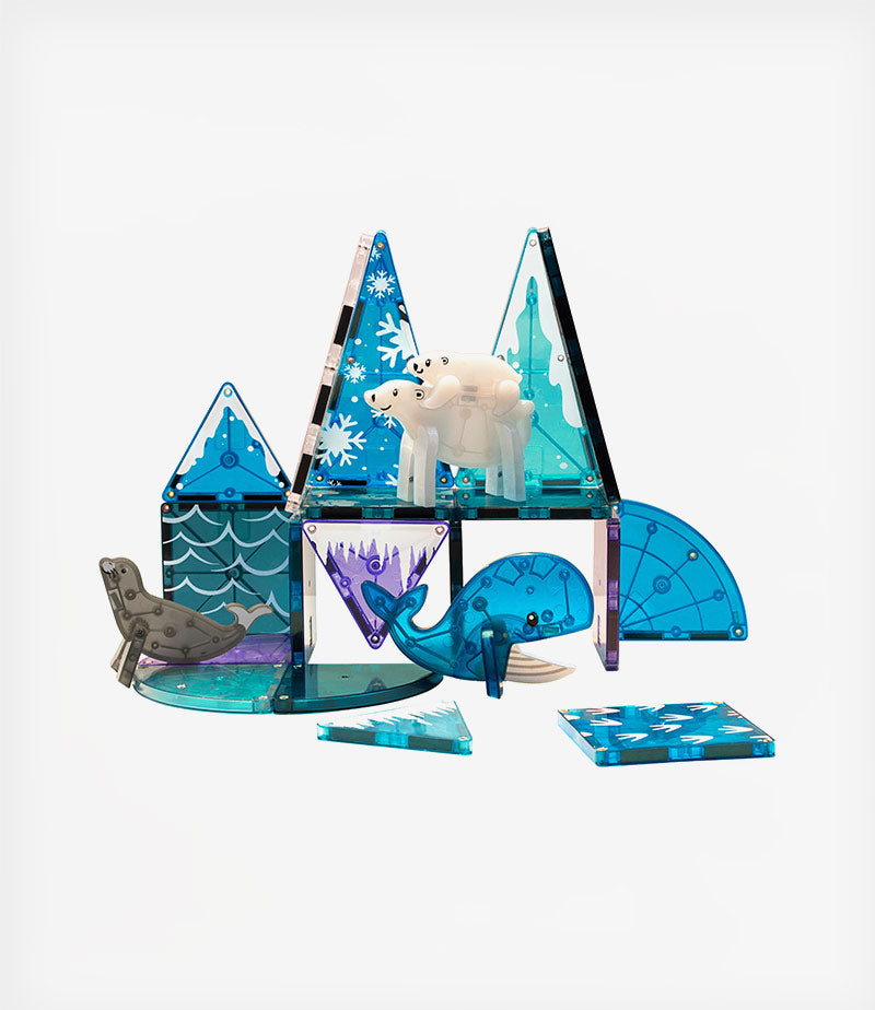 Magna-Tiles Μαγνητικό Παιχνίδι Μαγνητικά Πλακίδια Arctic Animals 25 Κομμάτια για 3+ ετών