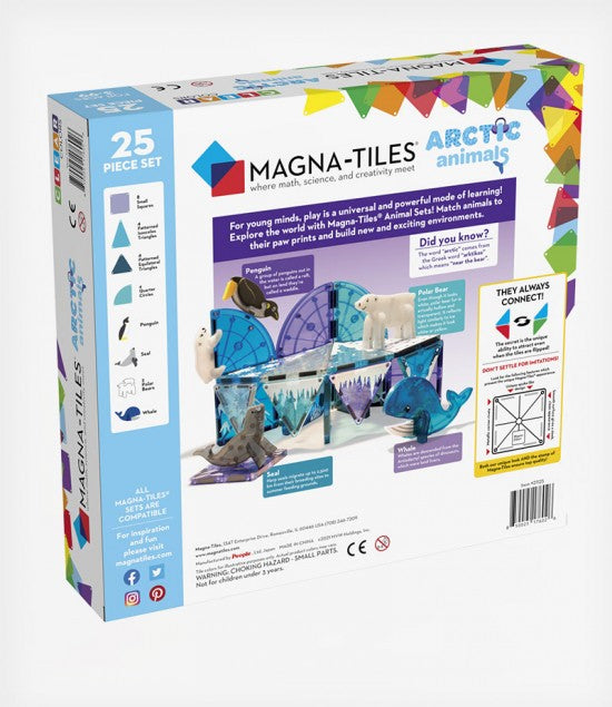 Magna-Tiles Μαγνητικό Παιχνίδι Μαγνητικά Πλακίδια Arctic Animals 25 Κομμάτια για 3+ ετών