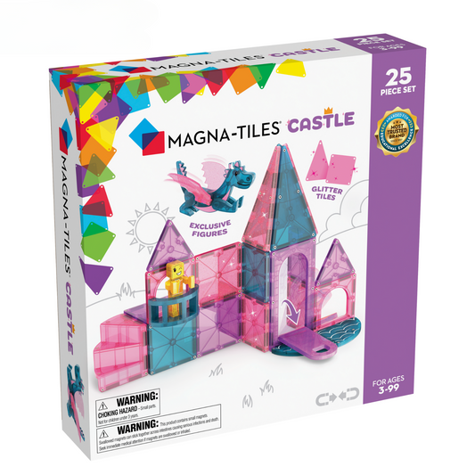 Magna-Tiles Μαγνητικά Πλακίδια Castle 25 Κομμάτια (3+ ετών)