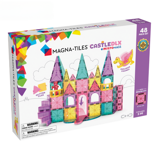 Magna-Tiles. Μαγνητικά Πλακίδια Castle DLX 48 Κομμάτια (3+ ετών)