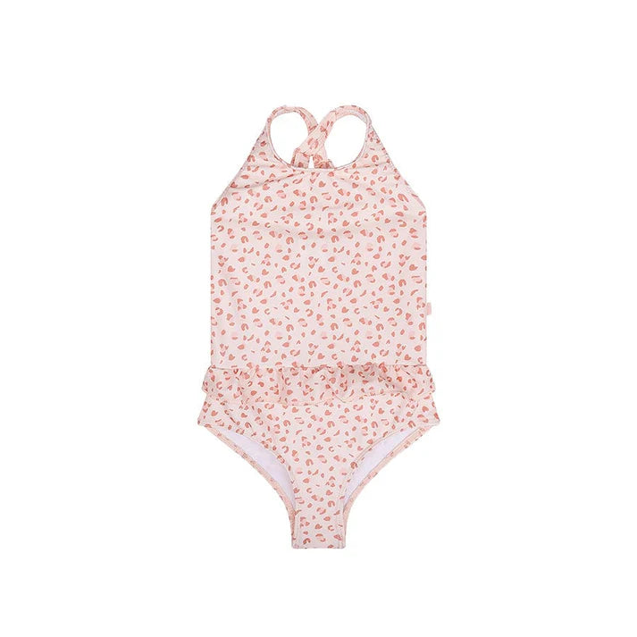 Swim Essentials Ολόσωμο μαγιό "Old Pink Leopard"