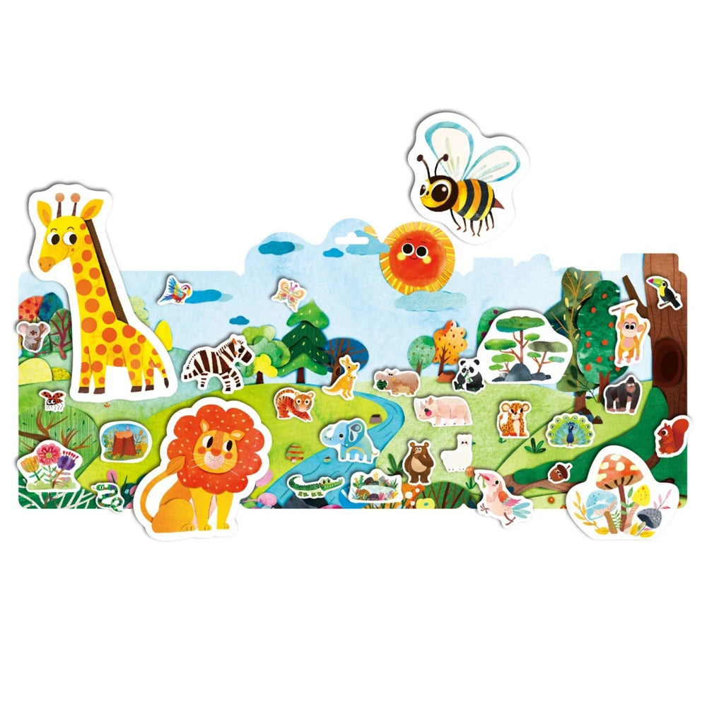 MierEdu. STICKERS WILD ANIMALS