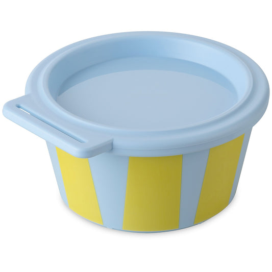 KOZIOL. NORA BOX 250ML STRIPES SWEET BLUE