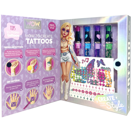 Wow Generation. TATTOO KIT