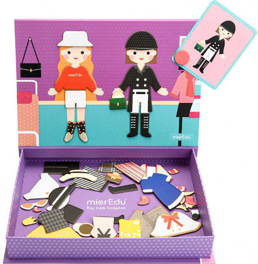 Mier Edu. Μαγνητικό Παιχνίδι Κατασκευών Μαθαίνω και Ντύνομαι