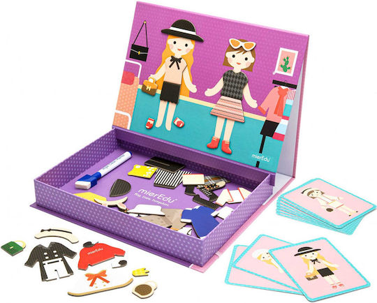 Mier Edu. Μαγνητικό Παιχνίδι Κατασκευών Μαθαίνω και Ντύνομαι